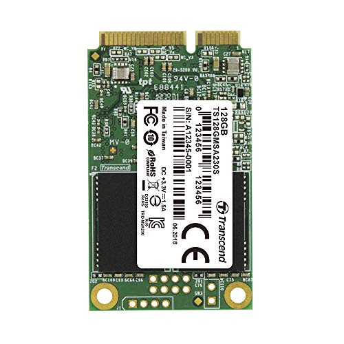 Transcend mSATA SSD 128GB SATA-III 6Gb/s DDR3キャッシュ搭載 3D TLC 採用 TS128GMSA230S