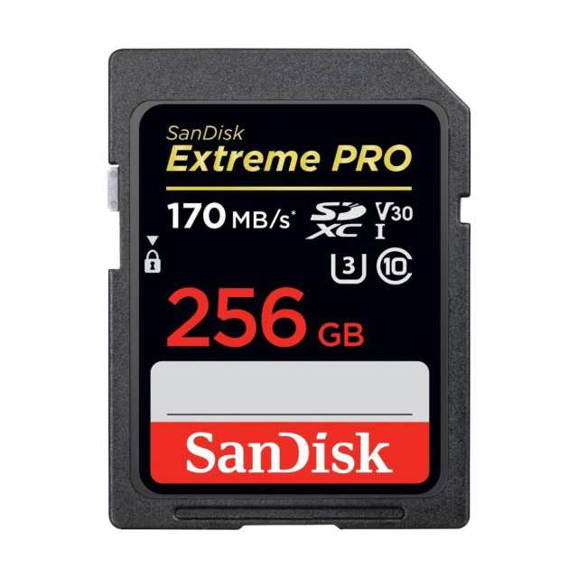 SanDisk サンディスク Extreme Pro SDXC 256GB カード UHS-I 超高速U3 V30 Class10 4K対応［並行輸入品］