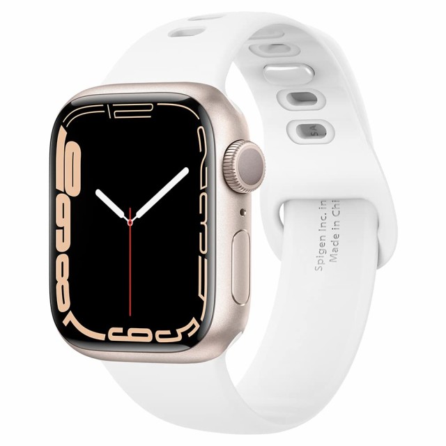 Apple Watch バンド 45mm 44mm 42mm 長さ調整可能 簡単装着 肌にやさしい ソフトシリコン Apple Watch 7 / 6 / SE / 5 / 4 / 3 / 2