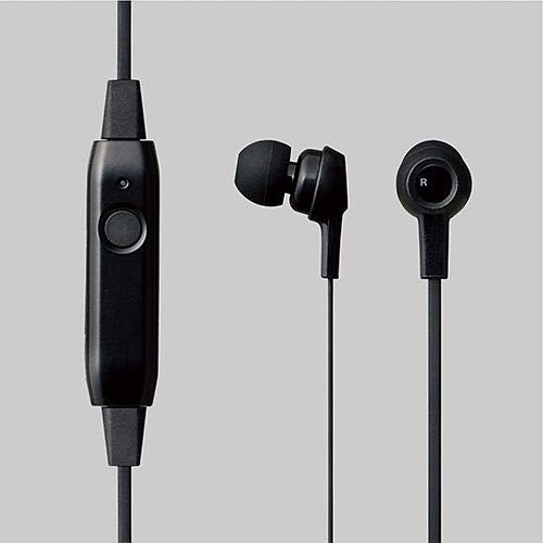 エレコム Bluetoothイヤホン/耳栓タイプ/FAST MUSIC/9.0mmドライバ/HPC16/ブラック LBT-HPC16BK
