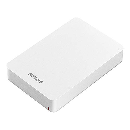 BUFFALO USB3.1(Gen.1)対応 耐衝撃ポータブルHDD 4TB ホワイト HD-PGF4.0U3-GWHAの通販は
