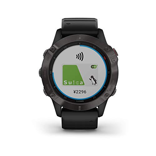 GARMIN(ガーミン) fenix 6 Sapphire Black 音楽再生機能 マルチスポーツ型GPSウォッチ 最大13日間稼働 日本正規品の通販は