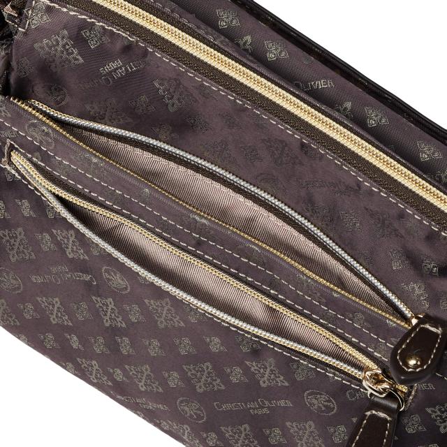 クリスチャンオリビエ] 多機能ショルダーバッグ 38-7802 41 チョコの