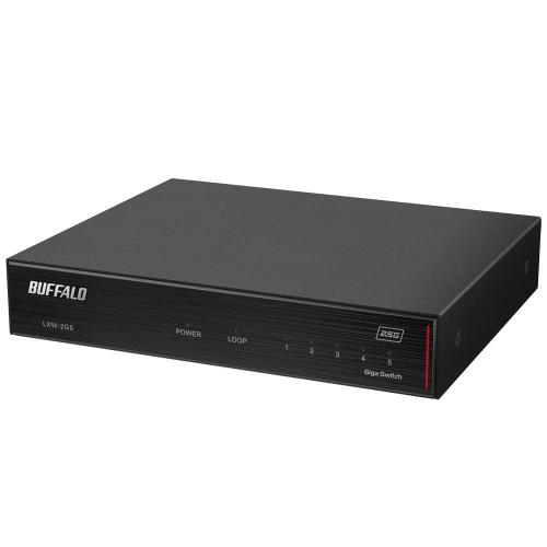 バッファロー BUFFALO 2.5GbE対応 金属筐体 AC電源 5ポート ブラック スイッチングハブ LXW-2G5の通販は 12,966円