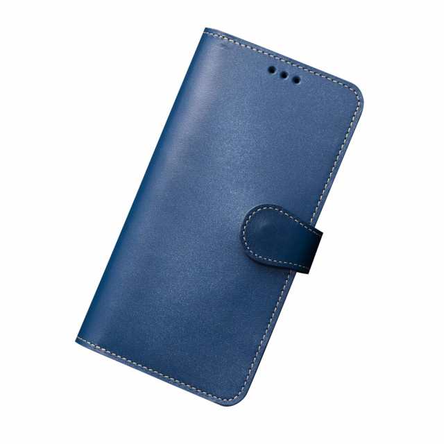 [HANATORA] iPhone8 / iPhone7 /iPhone SE3/SE2 (第3世代・第2世代)ケース イタリアンレザー 手帳型 本革 スマホケース 耐衝撃 磁石不使用 マグネットなし ハンドメイド ギフトにも最適品 シンプル スタイリッシュ スタンド機能 ダイアリーケース Armonia ブルー ネイビー 青 の通販は