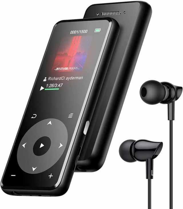 MP3プレーヤー AGPTEK Bluetooth5.1 mp3プレイヤー ウォークマン HIFI スピーカー搭載 内蔵8GB SDカード対応 128GBまで拡張可能 長再生時