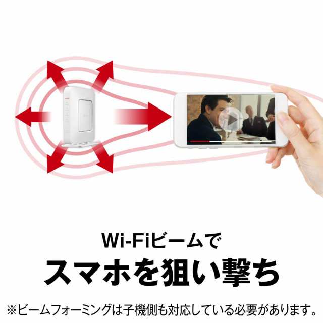 BUFFALO WiFi 無線LAN ルーター WSR-2533DHPL2/NW 11ac ac2600 1733+