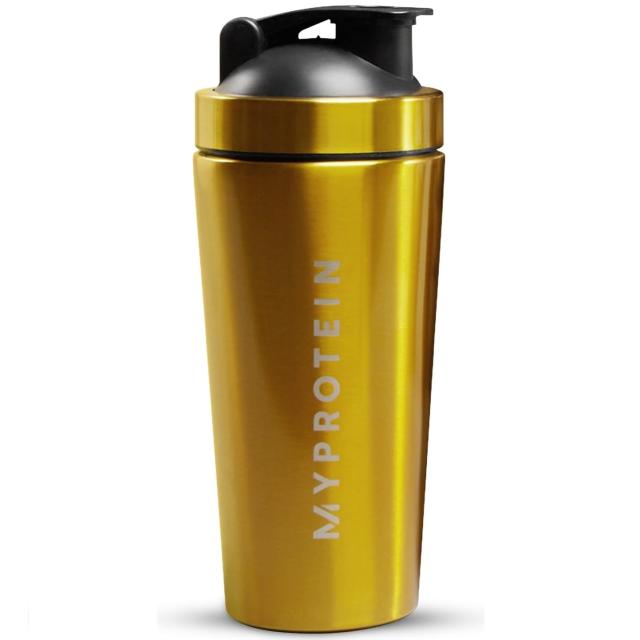 マイプロテイン ゴールデン メタル シェイカー 750ml myprotein golden stainless steel shakerの通販は