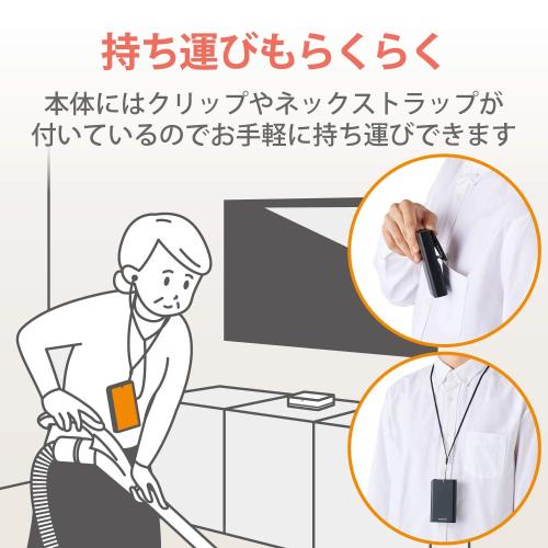 エレコム テレビ用受信機 ワイヤレス 2.4GHz 送信機付 イヤホン付属 AFFINITY SOUND TVW01E ブラック LBT-TVW01EBK