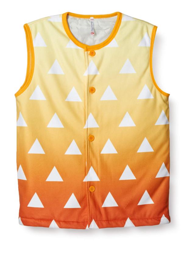 [バンダイ] 鬼滅の刃 変身 なりきり フリースベスト 我妻善逸 531 2549095 キッズ 47784 マルチカラー 日本サイズ130 相当の通販は 5,599円