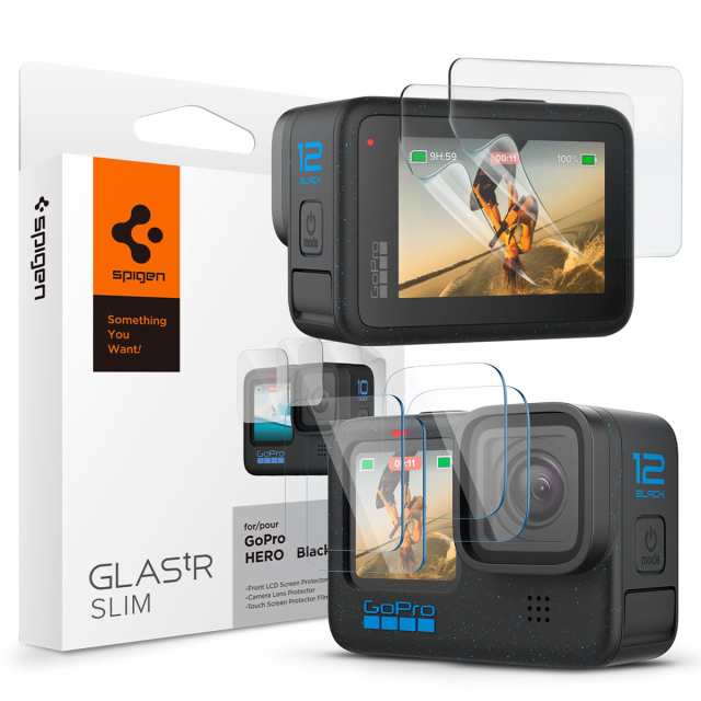 Spigen 液晶保護フィルム Gopro Hero 11 / Gopro Hero 10 / Gopro Hero