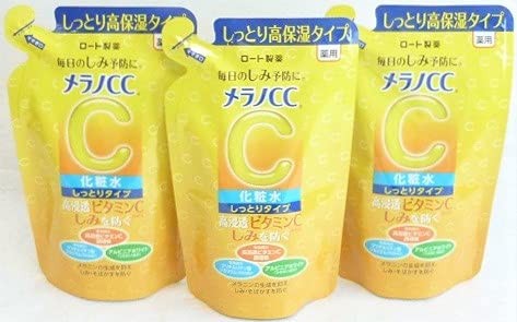 ［まとめ売り］メラノCC 薬用しみ対策美白化粧水 しっとりタイプ つめかえ用 170ml入り×３個