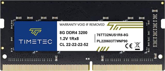 Timetec Hynix IC ノートPC用メモリ DDR4 3200MHz PC4-25600 260 Pin SODIMM (3200MHZ-8GB)