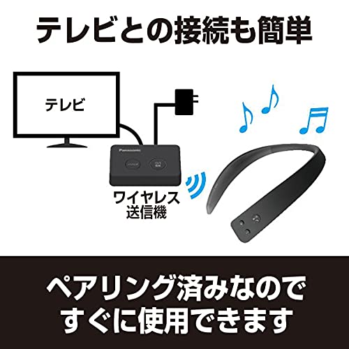 パナソニック ワイヤレスネックスピーカー 首掛けスピーカー Bluetooth マイク搭載 ハンズフリー 約13時間連続再生 SC-WN10-W_2