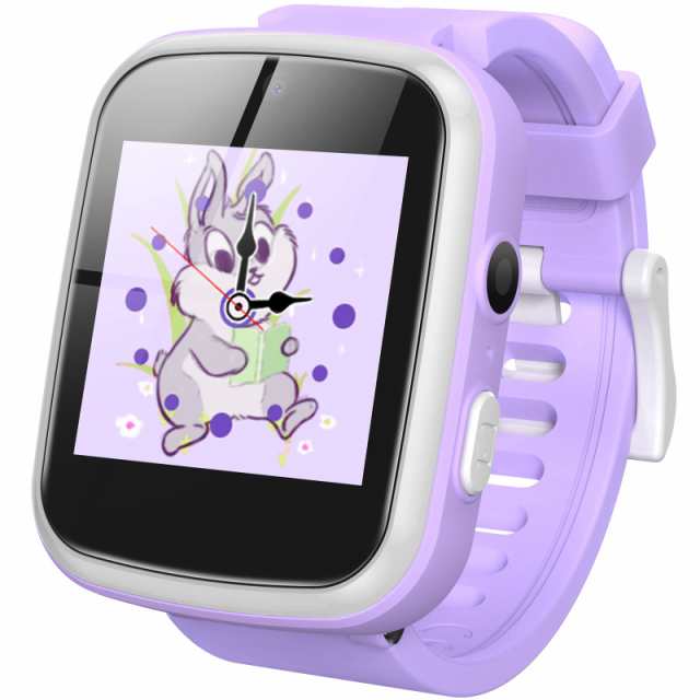 AGPTEK 日本正規品 キッズ 腕時計 子供用 スマートウォッチ smart watch for kids 時計 女の子 時計 文字盤DIY タッチスクリー 8GB内蔵 歩数計 35万高画素写真 動画 撮影 自撮り 録音 ゲーム 音楽再生 英語時刻の学習 アラーム usb充電式 小学生 誕生日 プレゼント 人気の通販は