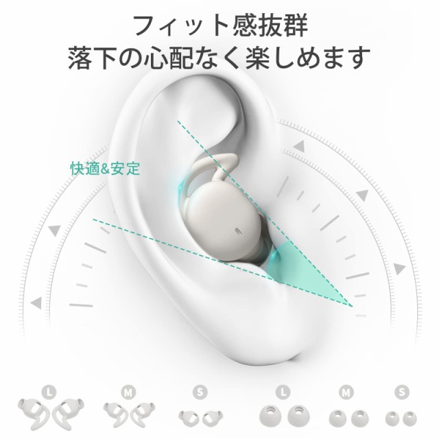 Damipow L29 寝ホン ワイヤレス イヤホン Bluetooth 5.0 完全