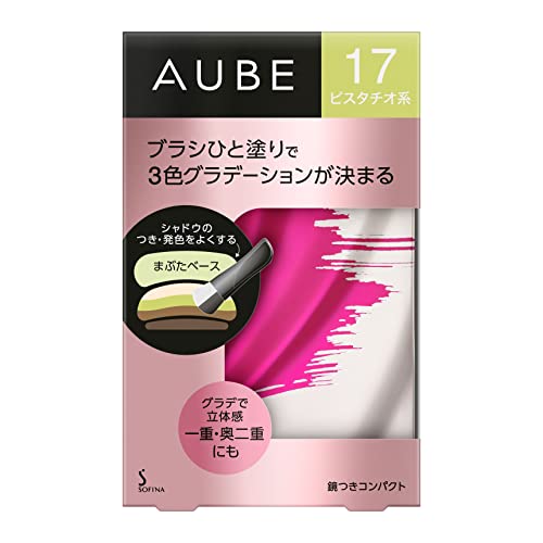 AUBE(オーブ) ブラシひと塗りシャドウN 17 ピスタチオ系 【公式通販】