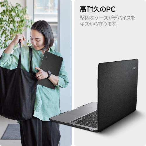 Spigen MacBook Air M5 M4 M3 M2 2026 2025 2024 2023 ケース ハードシェル プレミアム ファブリック スリーブ 保護カバー アーバン フィット_1