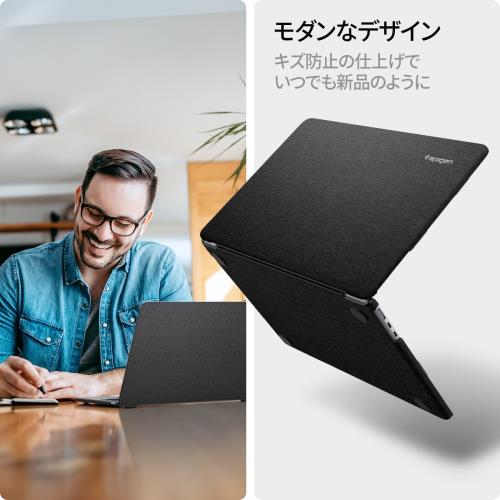 Spigen MacBook Air M5 M4 M3 M2 2026 2025 2024 2023 ケース ハードシェル プレミアム ファブリック スリーブ 保護カバー アーバン フィット_2