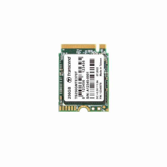 トランセンドジャパン 業務用/産業用 組込向け 256GB M.2-2230 PCIe Gen3x4/M Key BiCS5 3D TLC NAND 高耐久(TBW:240TB) 3年保証 TS256GM