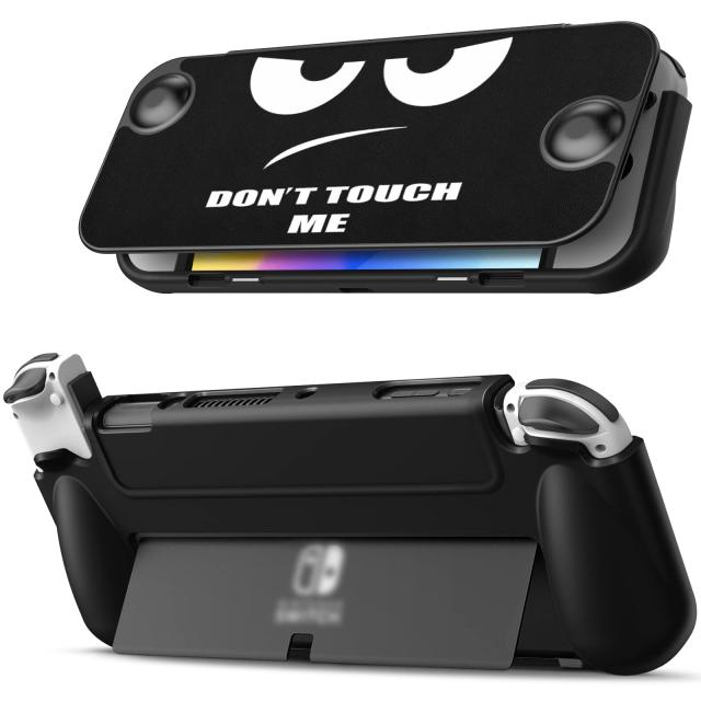 Fintie Nintendo Switch OLEDモデル用フリップケース - [画面安全] スリムな保護ソフトTPUシェル マグネットで取り外し可能なフロントカバー人間工学に基づいたグリップ Switch OLEDモデル2021用 (触れないでください)の通販は 7,562円