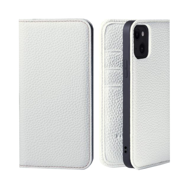 [HANATORA] iPhone 14 ケース 手帳型 本革 シュリンクカーフレザー スマホケース 耐衝撃 磁石不使用 マグネットなし ハンドメイド ギフトにも最適品 ダイアリーケース Edel ホワイト PH-14-White 7,571円