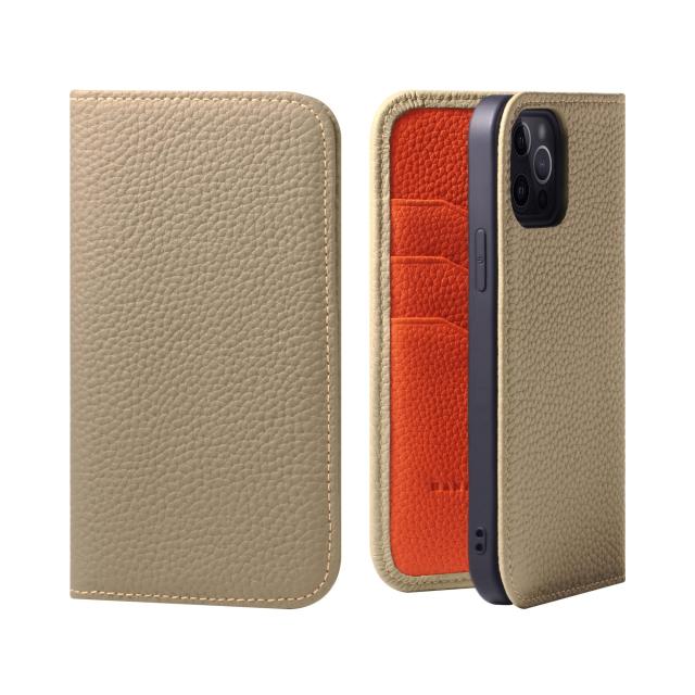 【色:グレージュ_サイズ:iPhone14Pro】HANATORA iPhone 楽天市場】HANATORA iPhone14Pro ケース 本革 耐衝撃 バンパー型