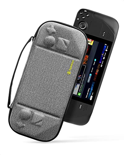 Steam Deck対応 tomtoc ハードケース スチームデック 薄型 キャリングケース ジョイスティック 全面保護 スリムデザイン 耐衝撃 2WAY 持ち運びの通販は 4,969円