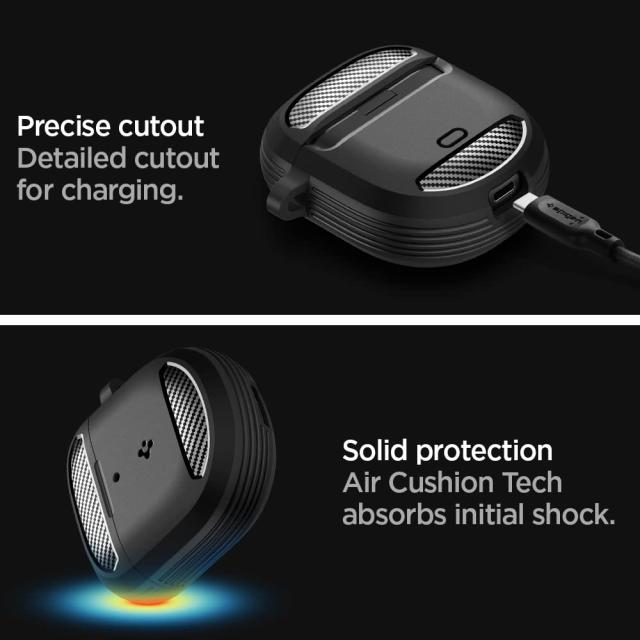 Spigen Bose QC Earbuds II ケース 耐衝撃 TPU ワイヤレス充電 対応