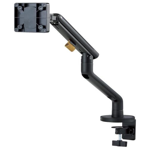 エレコム モニターアーム ディスプレイアーム シングルアーム ロング スプリング式 簡単設置 耐荷重:約3~9kg ブラック DPA-SL04BKの通販は 11,766円