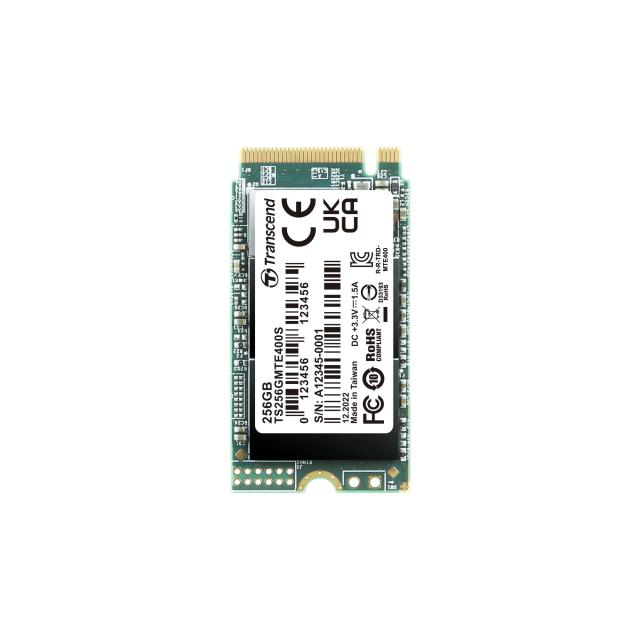 トランセンド 256GB PCIe SSD M.2(2242) NVMe PCIe Gen3×4 M Key TS256GMTE400S