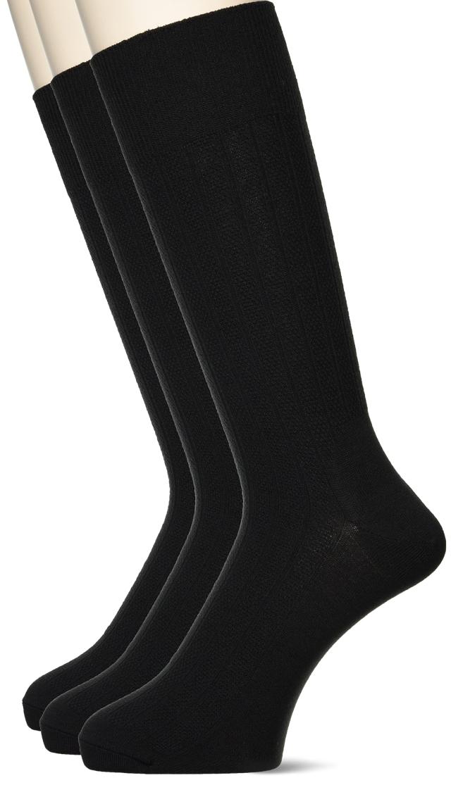 [オカモト] 24時間におわない SUPER SOX(スーパーソックス) ストライプ柄 クルー丈 靴下 消臭 495901