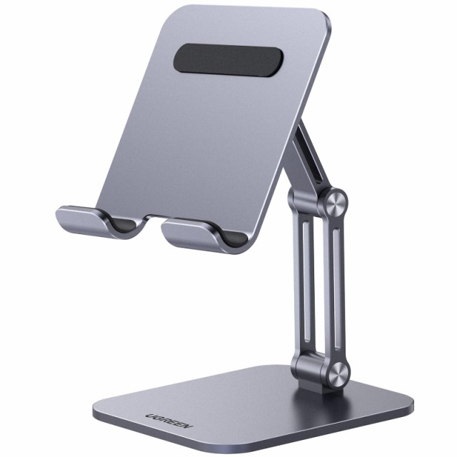 UGREEN タブレット スタンド iPad スタンド 折りたたみ式 アイパッドスタンド 高さ角度調整可能 アルミ製 iPad、Galaxy Tab、Note 6/5、LG、Sony、Nexus、Fire hd、Kindleなどの4.7-12.9インチに対応の通販はその他パソコン・PC周辺機器