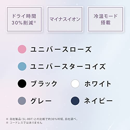 SALONIA　イオンドライヤー　ユニバースローズ I-ne SALONIA スピーディーイオンドライヤー SL-013UR