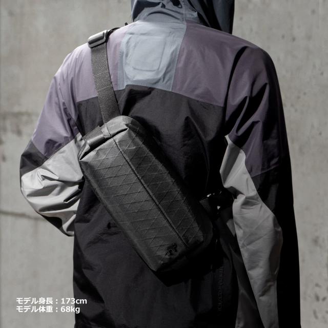 tomtoc] ボディバッグ メンズ スリングバッグ X-PAC生地 斜