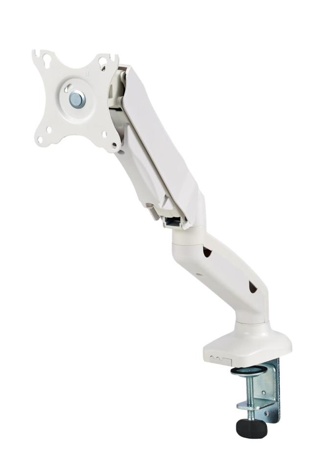 エレコム モニターアーム シングルアーム 17インチ-32インチ対応 耐荷重:9kg ガス式 VESA規格対応 ホワイト DPA-SS08WHの通販は 7,982円