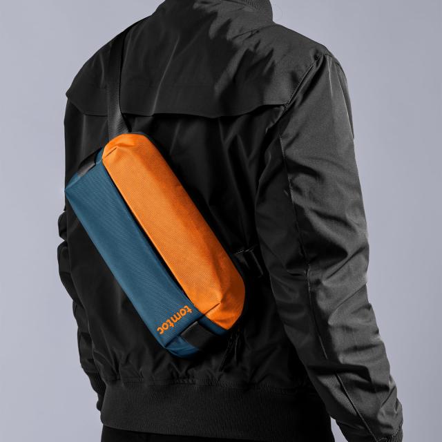 美品】tomtoc X-Pac ブラック メッセンジャーバッグ❤︎5.5L大容量