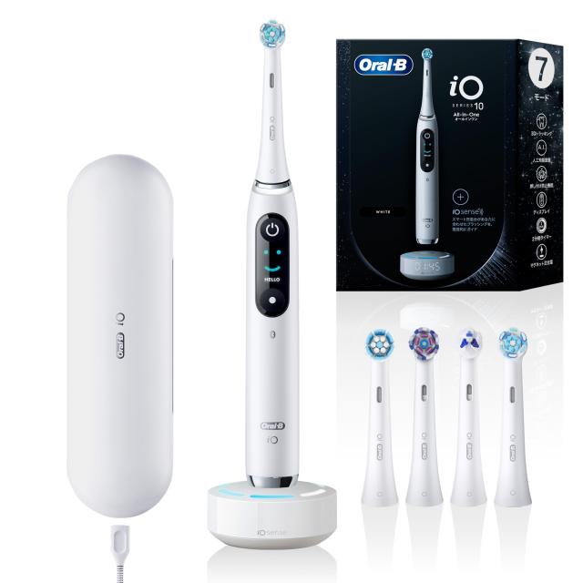 （年始値下げ）最新モデル　オーラルB iO10 ホワイト ブラウン(Braun) 2023年10月発売ブラウン オーラルB iO10 ホワイト
