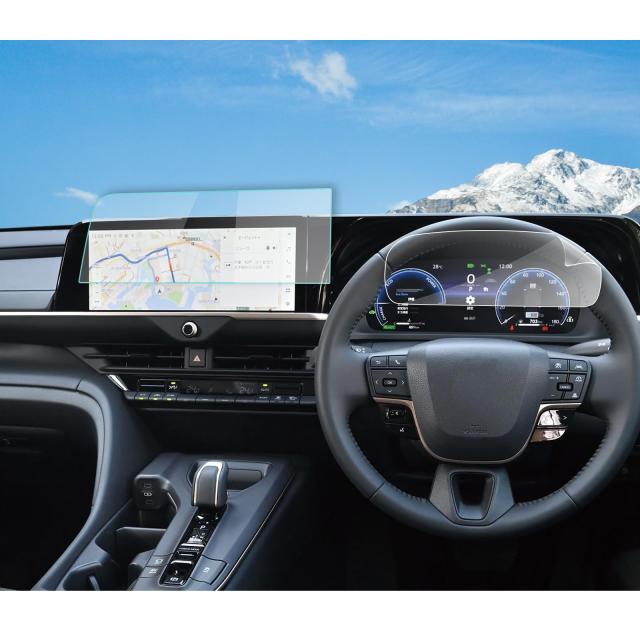 RUIYAトヨタ クラウンクロスオーバー 16代 35系 ナビ保護フィルム (ナビ＋メーター用)の通販は 5,218円