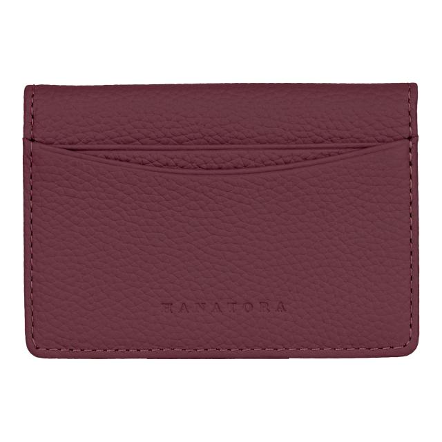 HANATORA] カードケース 本革 薄型 窓付き メンズ レディース ブランド