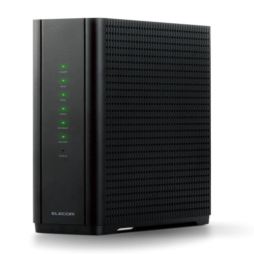 エレコム Wi-Fi ルーター 無線LAN Wi-Fi7 5765+2882+688 Mbps 有線10Gbps対応 IPV6（IPoE）対応 WRC-BE94XS-B