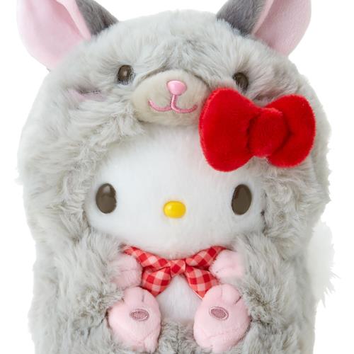 ハローキティ　森の動物　キーホルダー　おこじょ　ぬいぐるみ　レア サンリオ(SANRIO) ぬいぐるみ(森の小動物) ハローキティ 009385