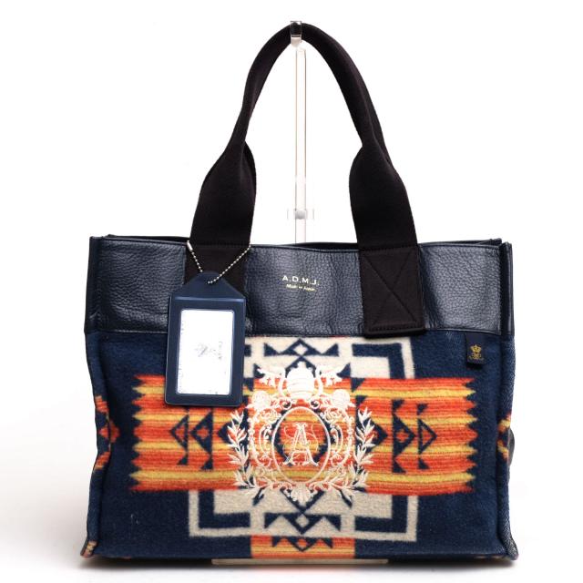 ○エーディーエムジェイ ADMJ  ハンドバッグ ブランケット素材 レディース 【中古】 中古