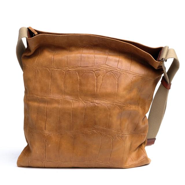 ダニエル ボブ Daniel Bob クロコ型押し ショルダーバッグ メンズ 中古の通販はau Pay マーケット ブランディング
