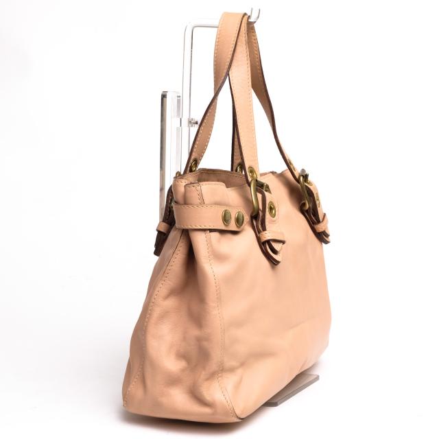 ○J＆Mデヴィッドソン J＆M DAVIDSON 牛革 スムース トートバッグ BIANCA エディターズバッグ 肩掛け ワンショルダーバッグ レディ 中古_2