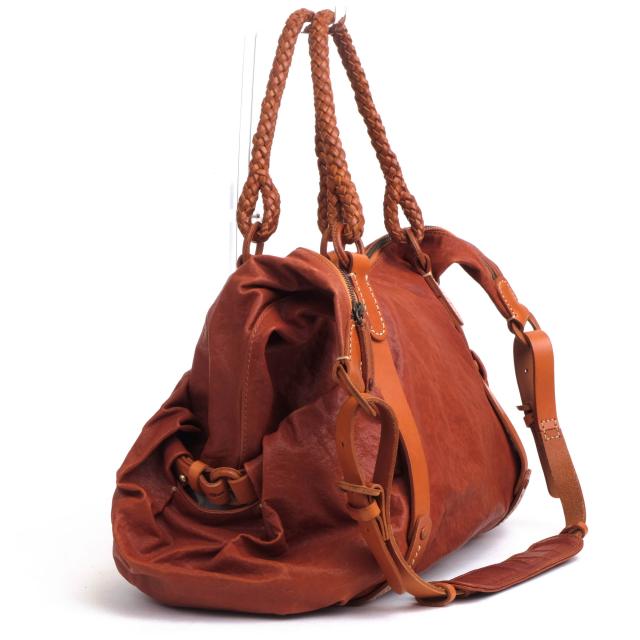 ○ゲンテン genten 羊革 ハンドバッグ ドライシープ DRY SHEEP  