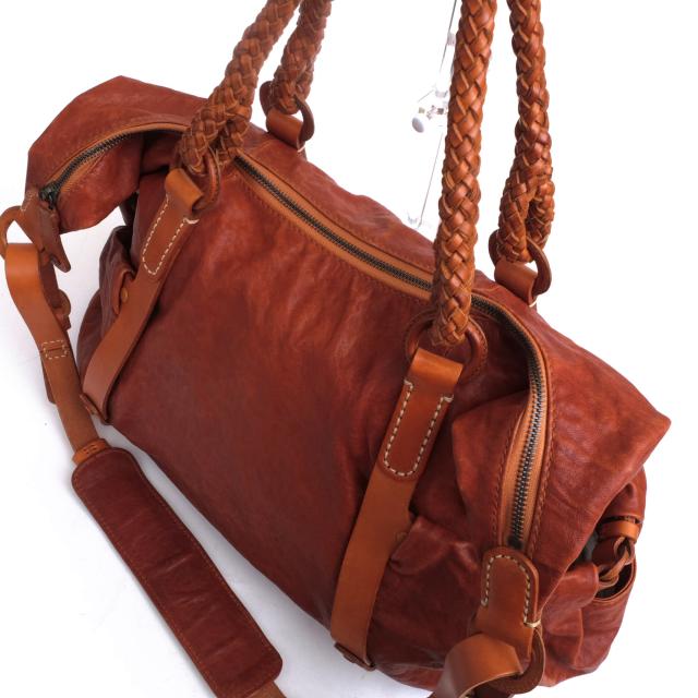 ○ゲンテン genten 羊革 ハンドバッグ ドライシープ DRY SHEEP  