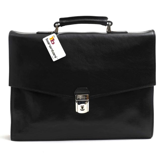 ○バランターニ barantani 牛革 ベジタブルタンニン鞣し ビジネスバッグ 20291 シボ革 シュリンクレザー 定番 メンズ 【中古】 中古