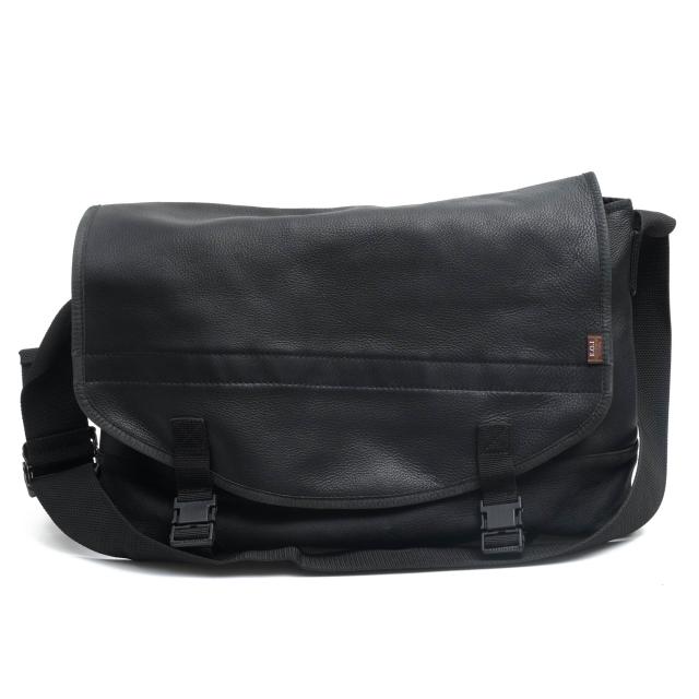 ○ミスターオリーブ MR.OLIVE 牛革 ウォータープルーフ 撥水加工 ショルダーバッグ E.O.I WATER PROOF WASHABLE LEATHER MESSENGER 中古