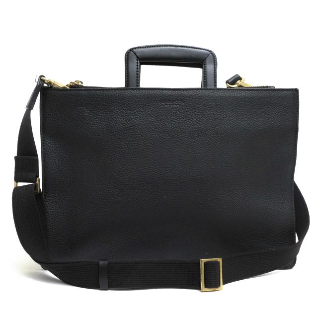 ○エルゴポック HERGOPOCH プライムグレインレザー 牛革 セカンドバッグ/クラッチバッグ KG-CB キングリーシリーズ ブリーフケース 中古